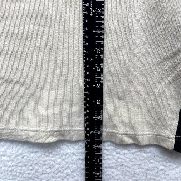 Y2K Vintage Southpole Sweater Mens XL Tan Beige Rib Knit Logo Skater Grunge - Picture 14 of 16